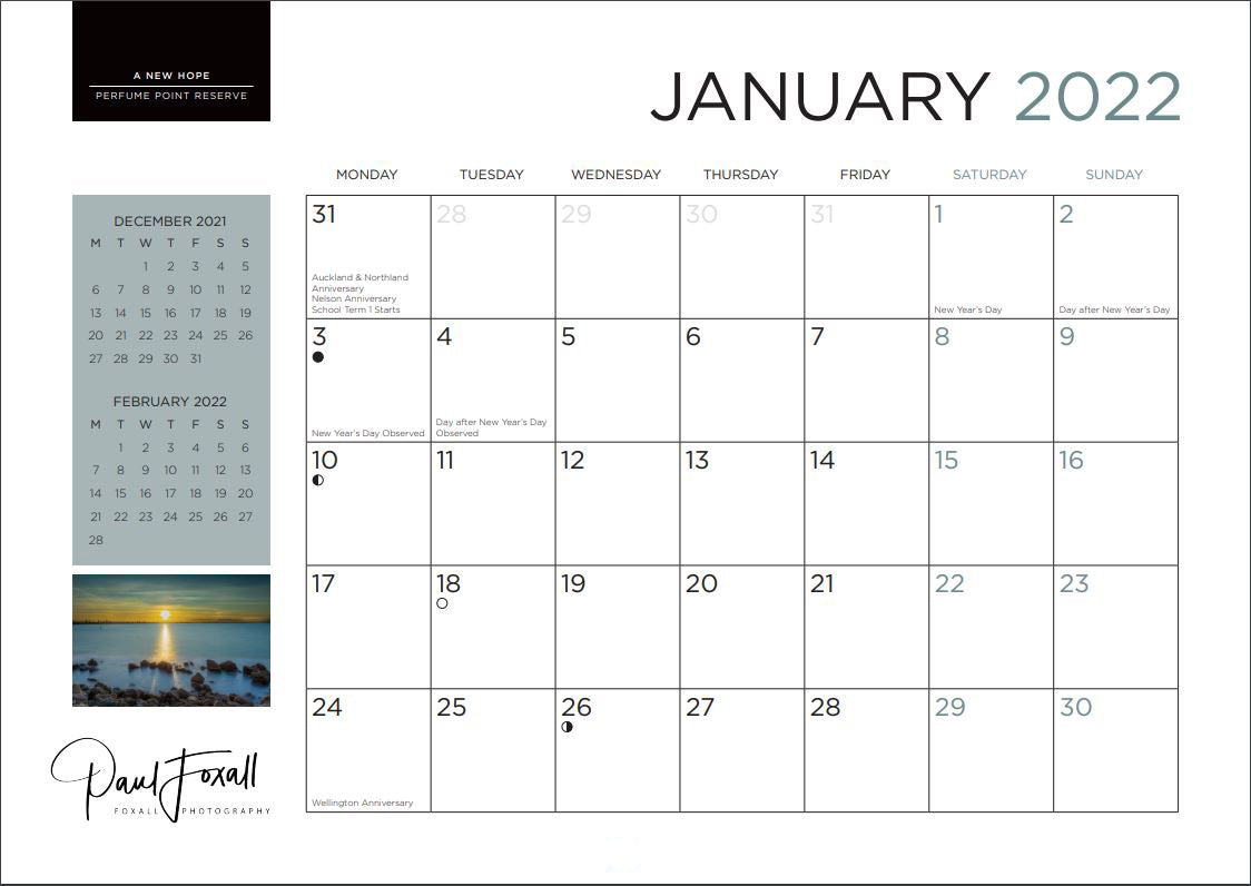 Foxall Photography 2022 Calendar